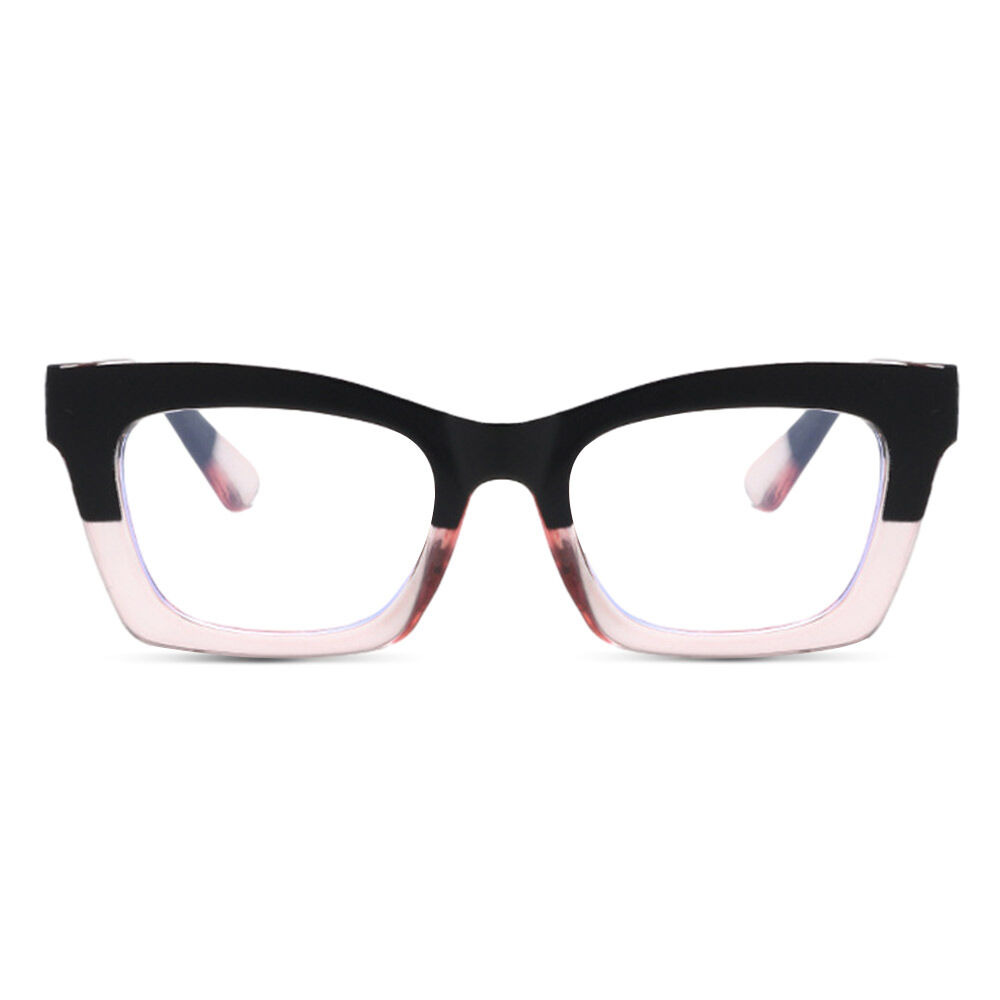 Ida Square Black Pink Glasses