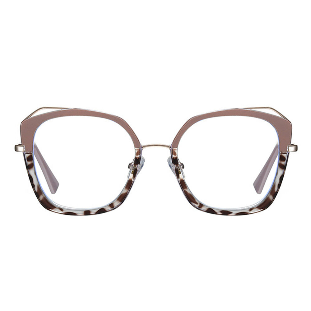 Patrick Cat Eye Leopard Glasses