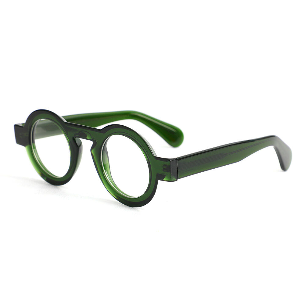 Meroy Runde Grüne Brille
