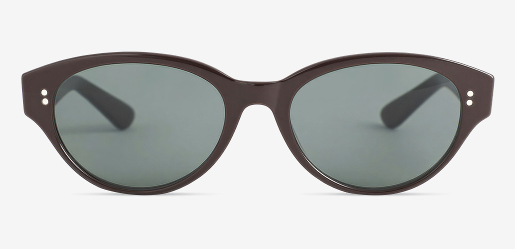 Davies Purple Oval Sunglasses