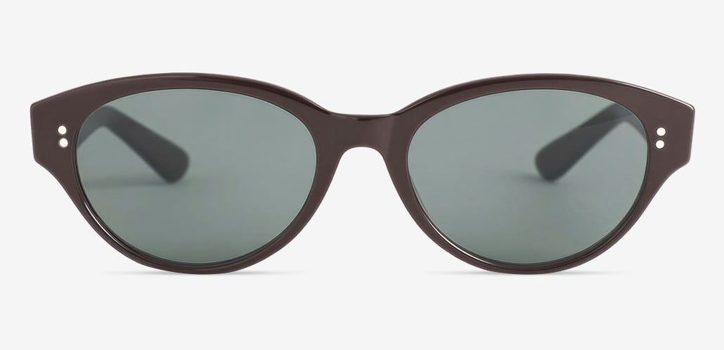 Davies Purple Oval Sunglasses