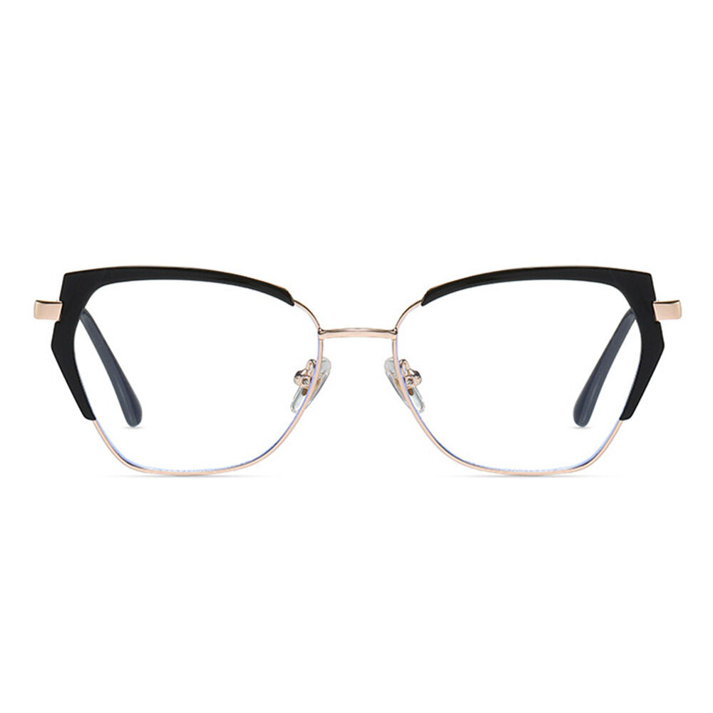 Beardd Cat Eye Schwarze Brille