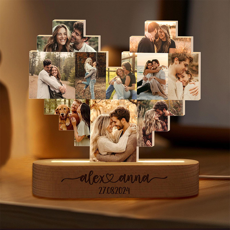 Personalized Picture Night Light Wonderful Gift for Your Love