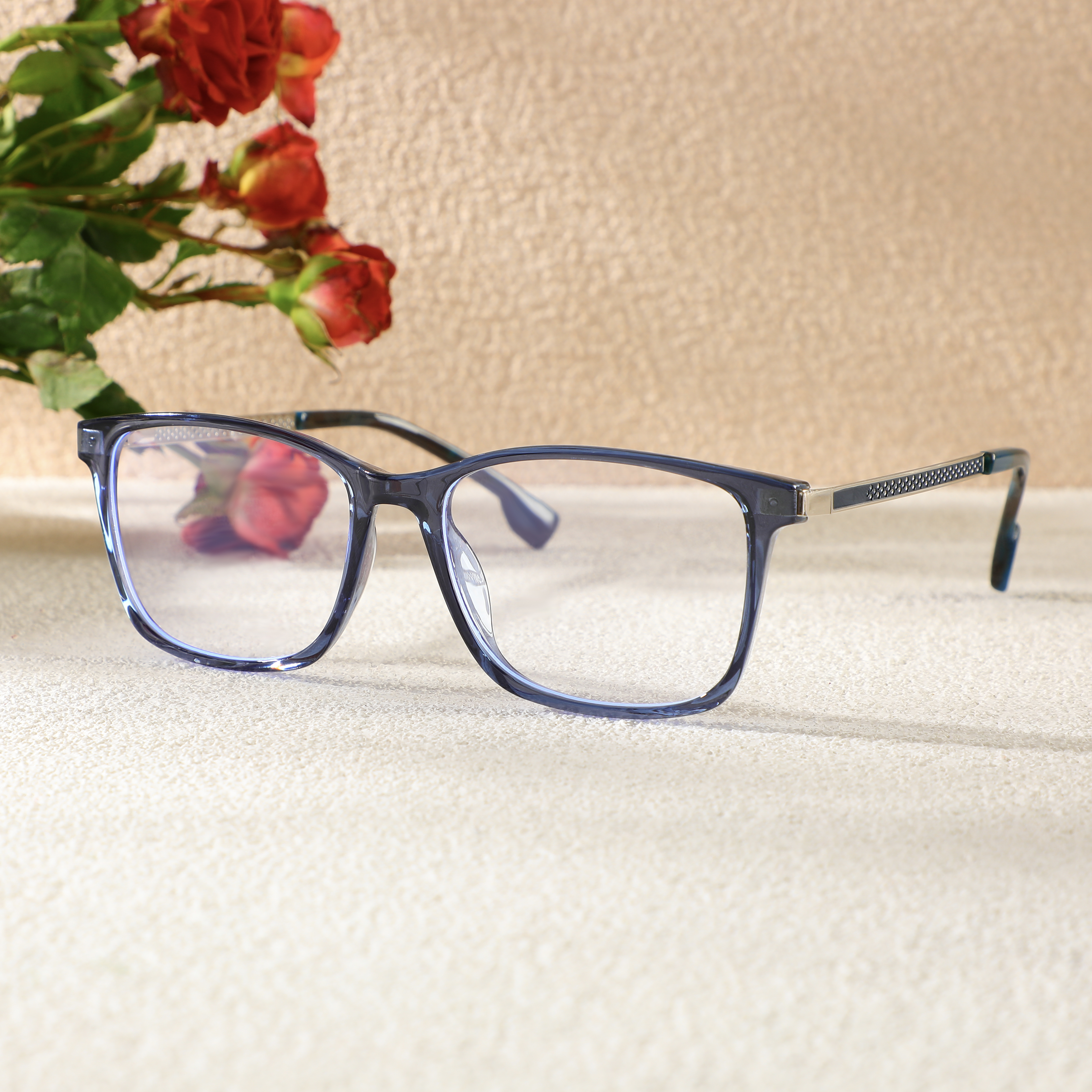 Occhiali da Vista Charlotte Rettangolare Blu 