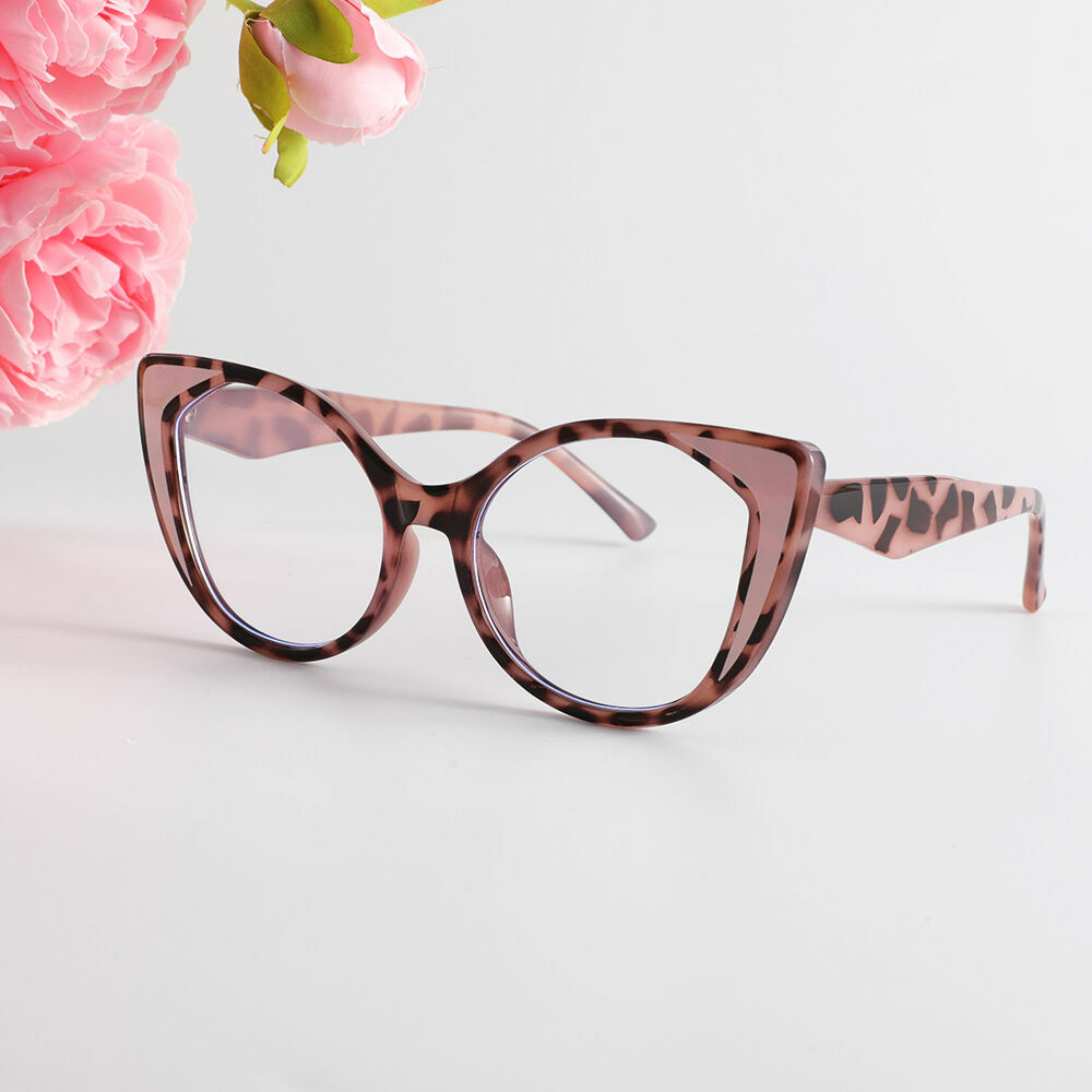 Moulton Cat Eye Pink Glasses