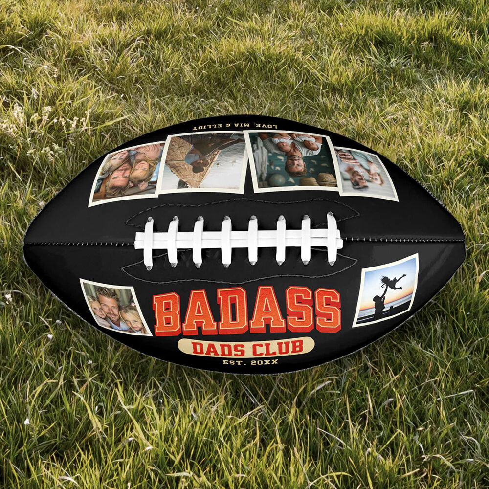 "Dad Club" Personalized Football Father's Day Gift for Dad