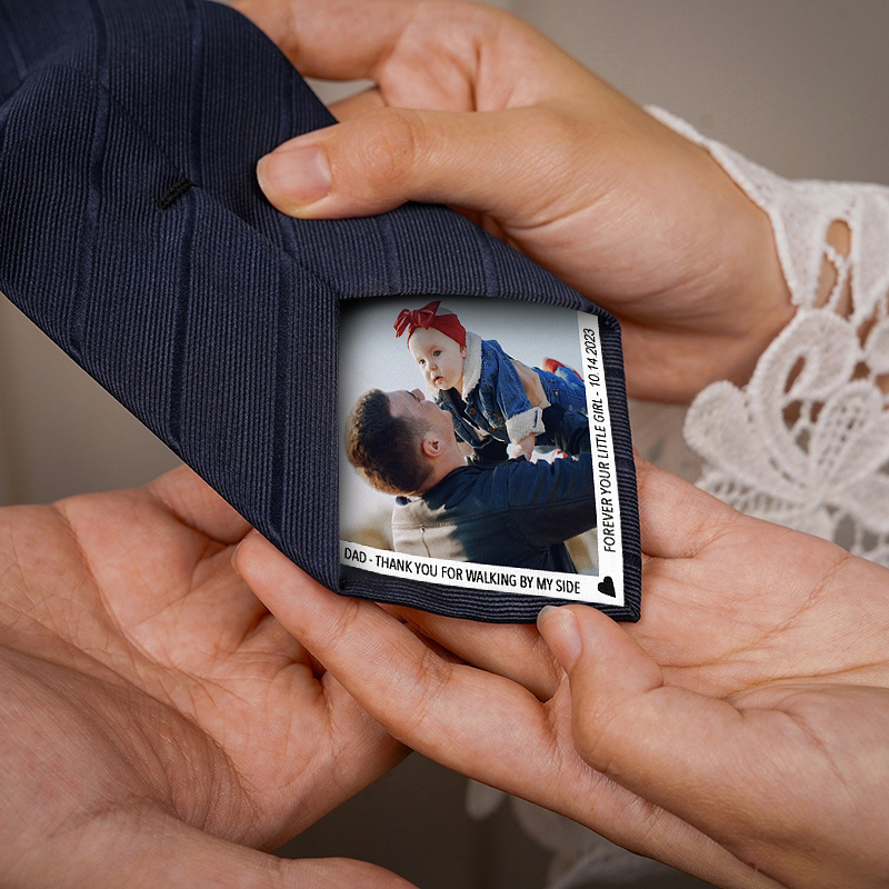 Custom Picture Tie Unique Gift for Dear Dad