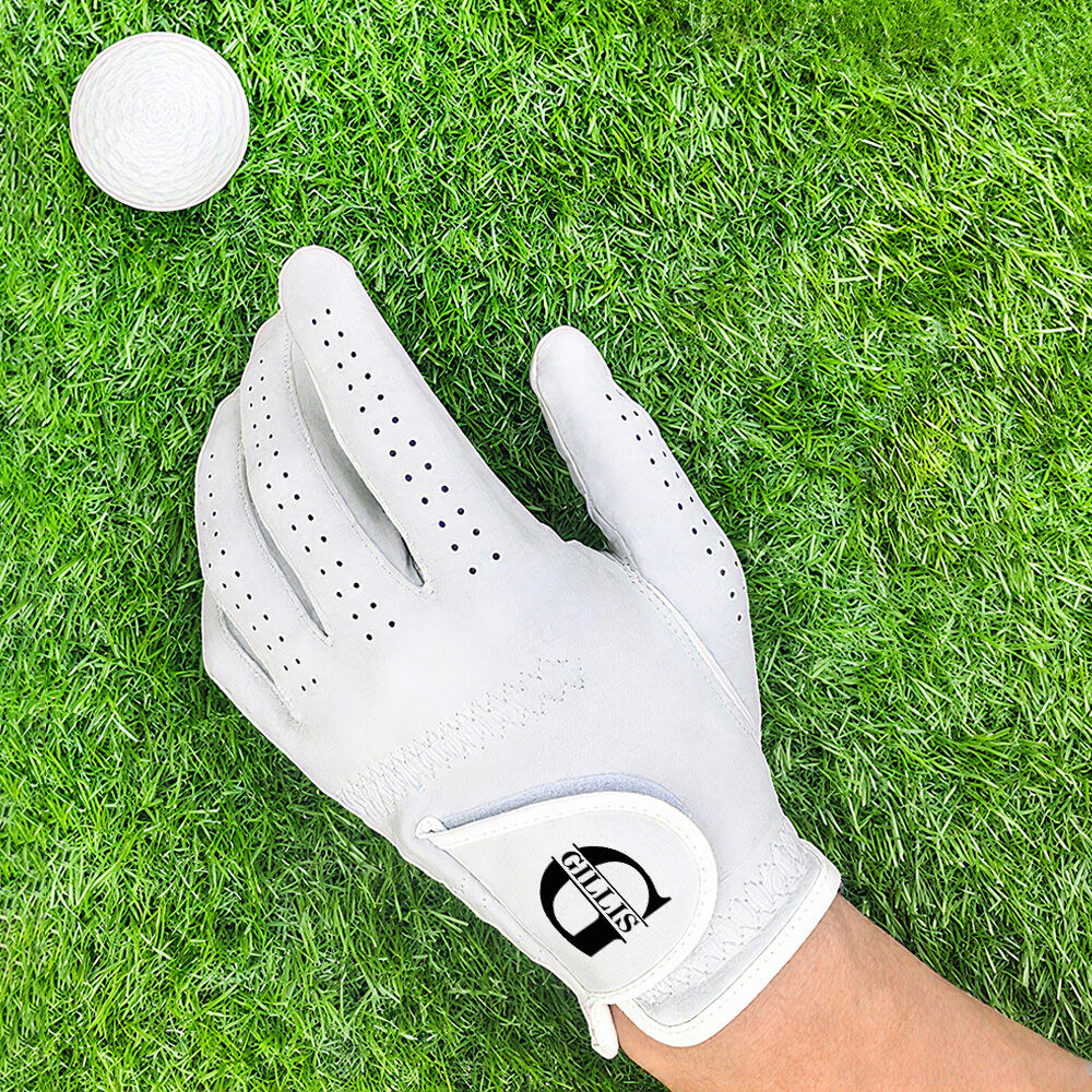 Personalized Golf Glove Custom Name and Lettering Quality Glove Gifts for Golfers