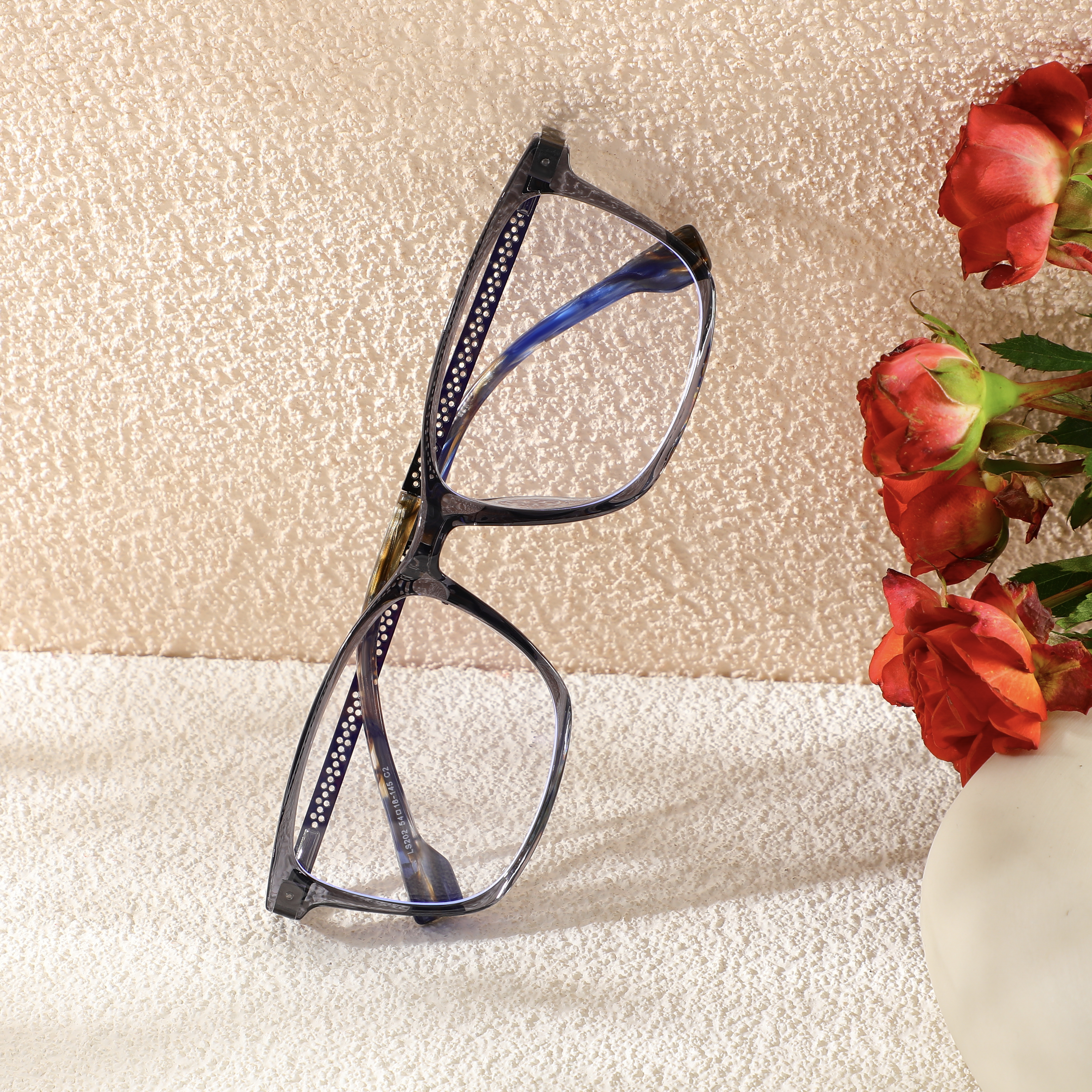 Occhiali da Vista Charlotte Rettangolare Grigio 