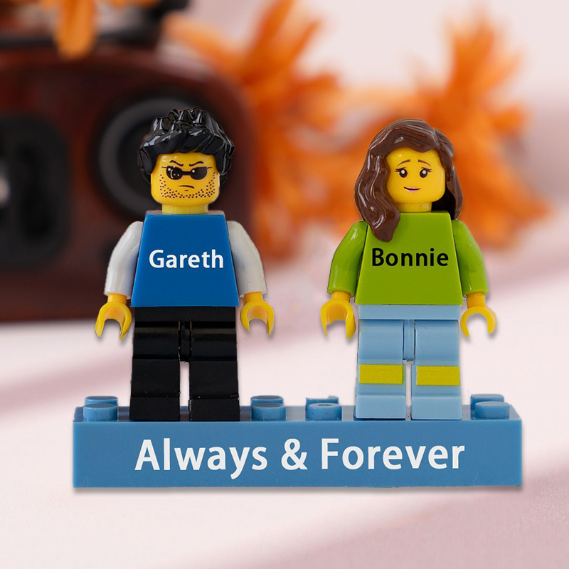 Personalized Couple Minifigures Fun Valentine's Day Gifts For Girlfriend