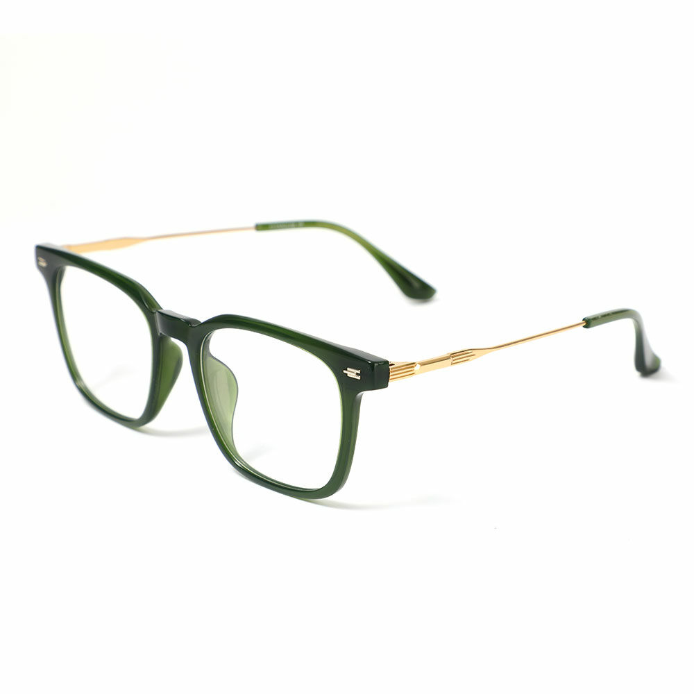 Polly Square Green Glasses
