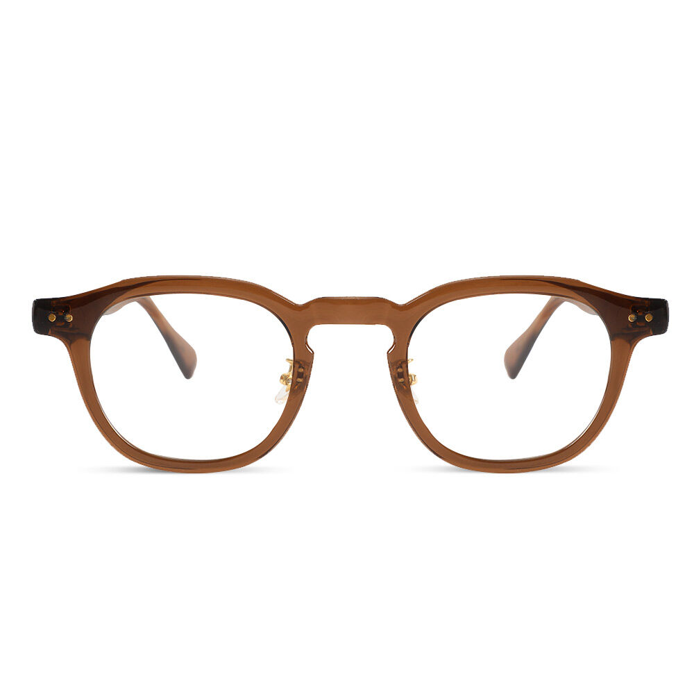 Burnell Quadratische Braune Brille