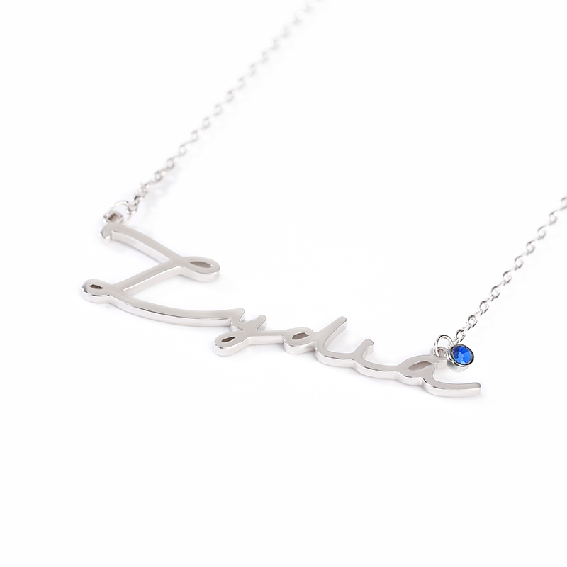 "It Is Me" Personalized Signature Style Name Necklace