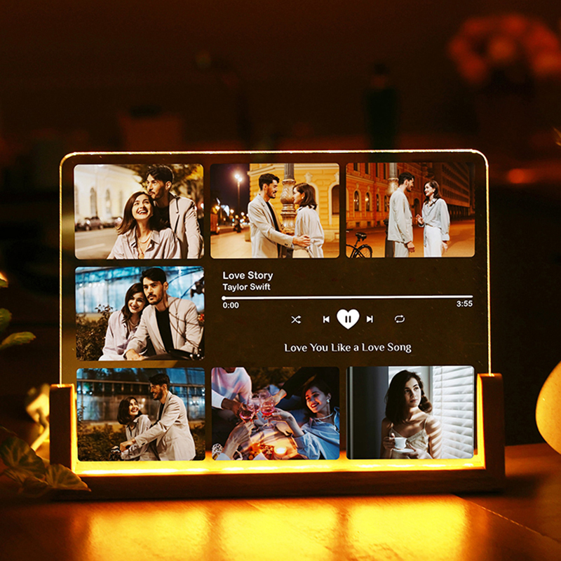 Personalized Picture Night Light Special Design Creative Present for Your Love