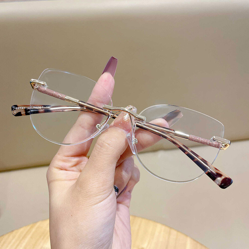 Isaacs Cat Eye Leopard Glasses