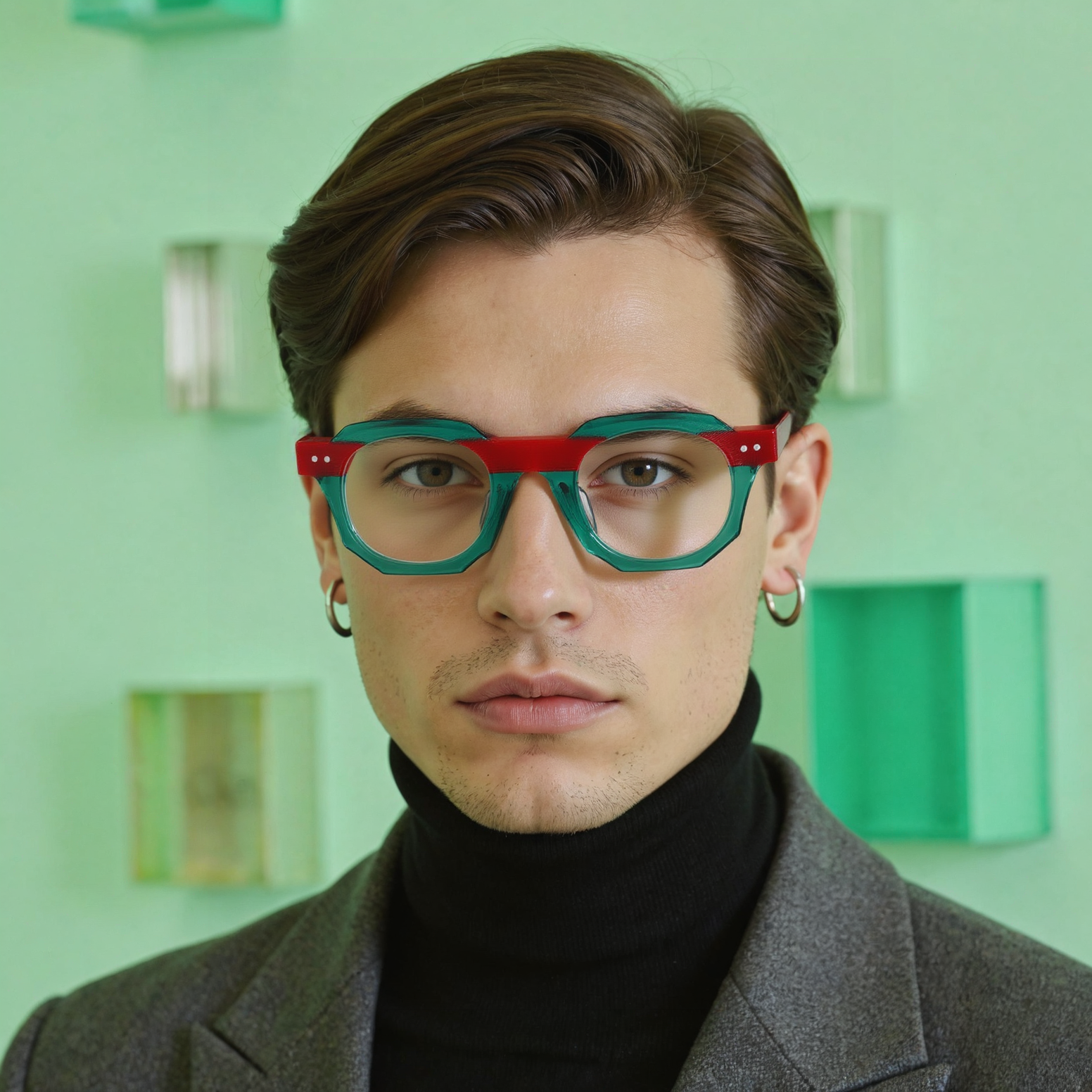 Lunettes de Vue Andrea Ronde Vert