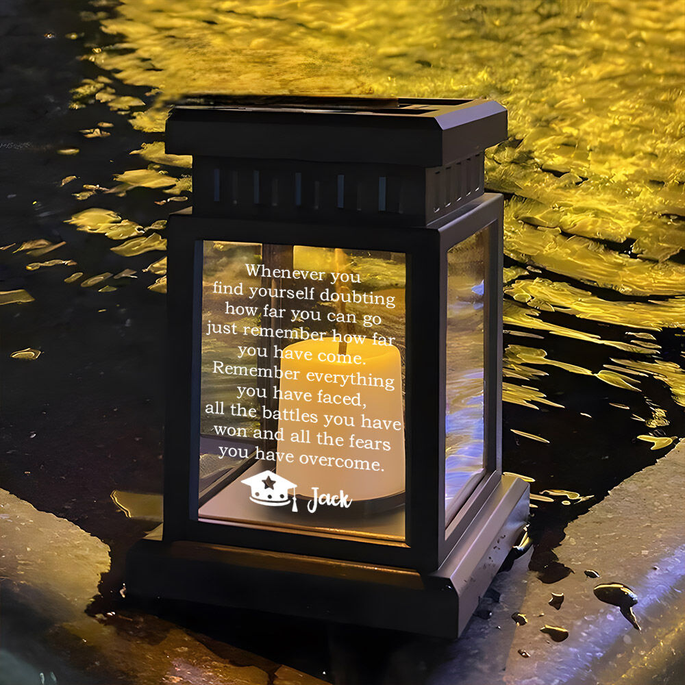 Personalized Solar Palace Lanterns Retro Landscape Lights Graduation Party Gifts for Friends