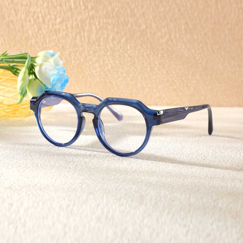 Stuar Runde Blaue Brille