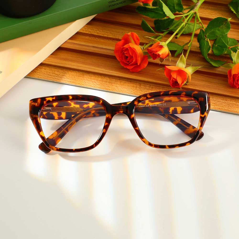 Lunettes de Vue Stevenson Cat Eye Écaille 