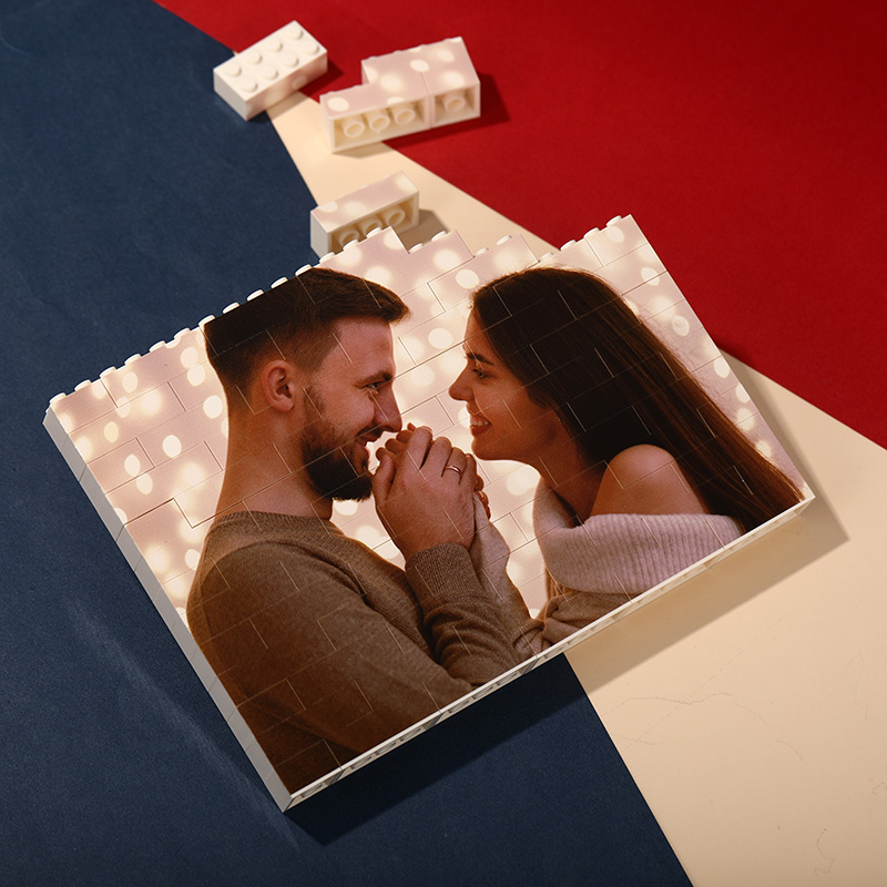 Personalized Building Block Puzzle Custom Photo Brick Rectangle