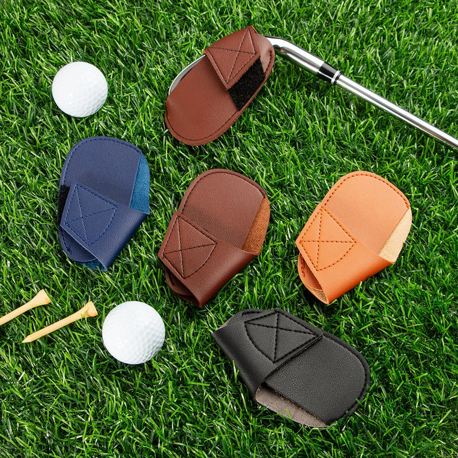 Personalized Golf Club Covers with Custom Initials Golf Iron Cover Accessories for Players
