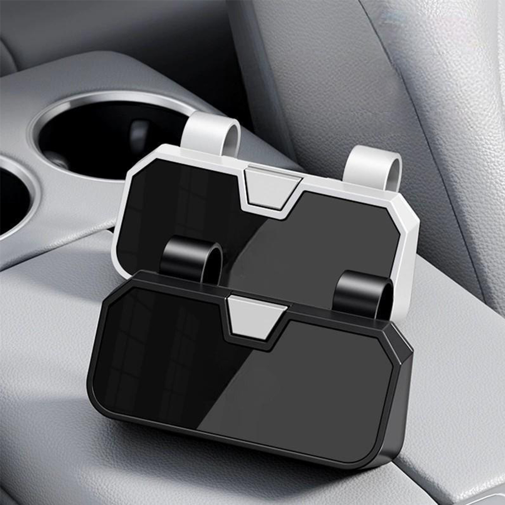 Customized Magnetic Glasses Case Sun Visor Clip Sunglasses Storage Box Gift for Him