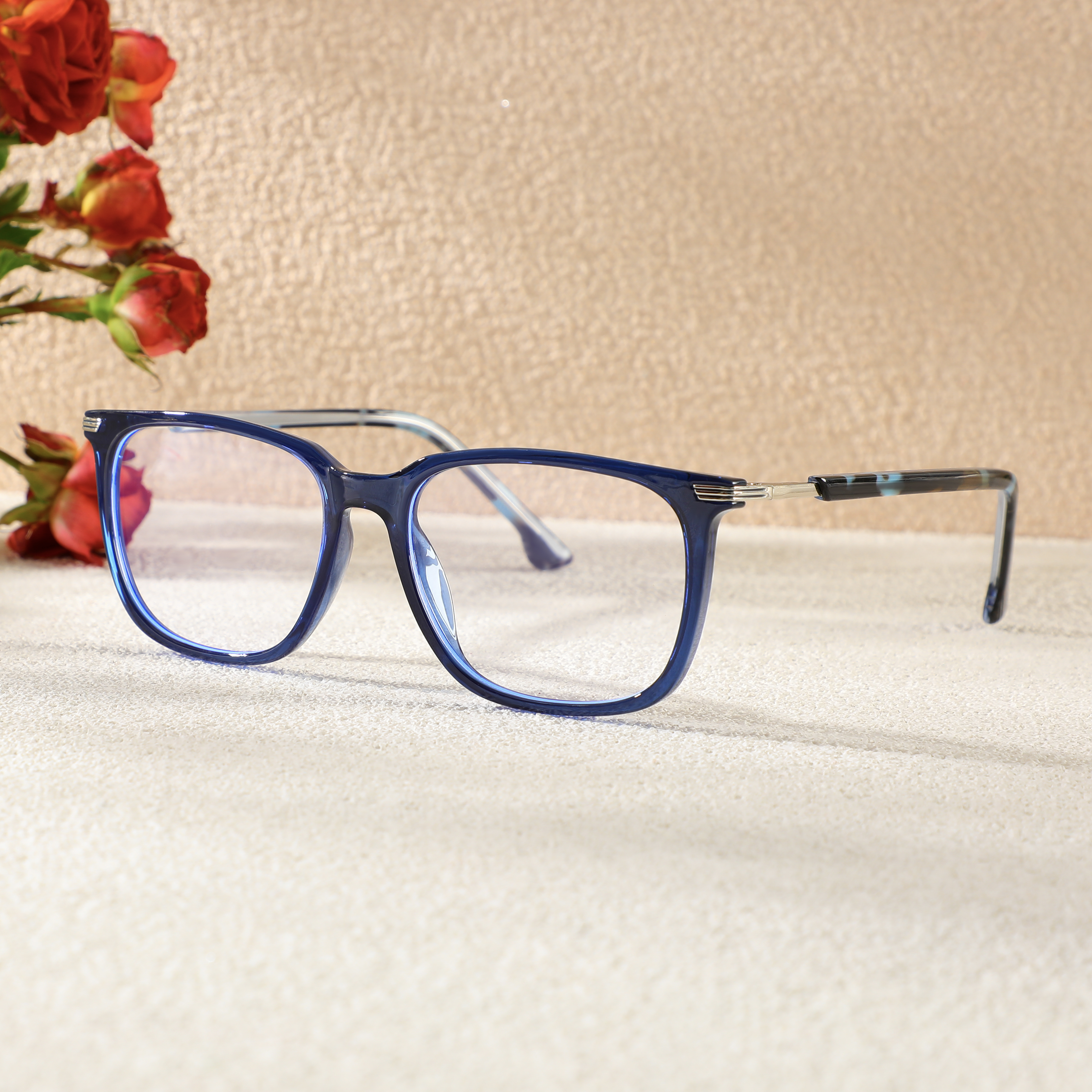 Lunettes de Vue Besseme Carré Bleu 