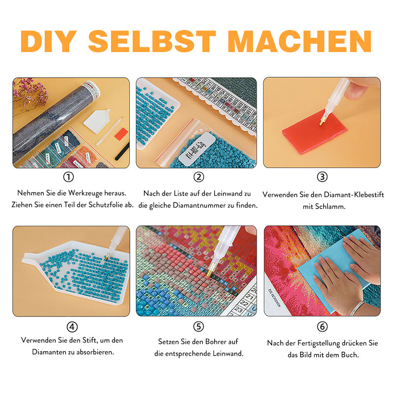 Personalisierte Bild Diamant Malerei Niedliches Geschenk für Tierliebhaber