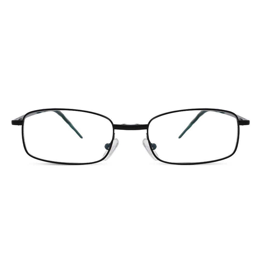 Kennan Rectangle Black Glasses