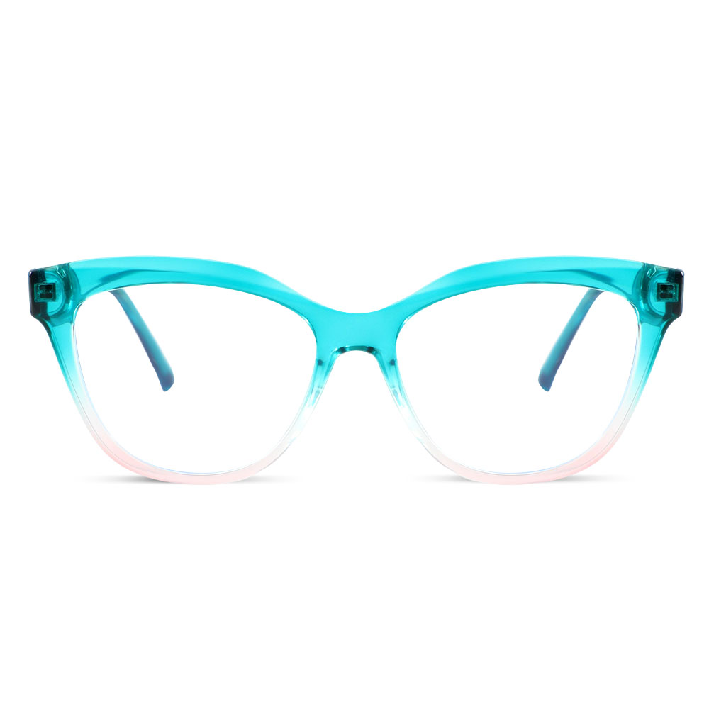 Lewis Cat Eye Grüne Brille