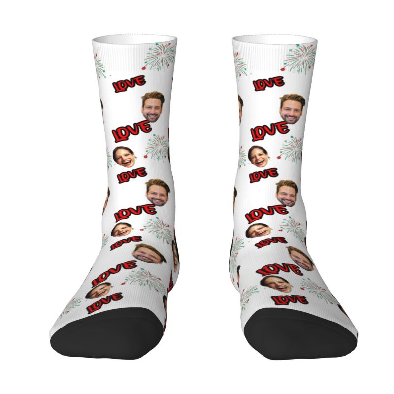 カスタマイズ 顔 イラスト ハイソックス