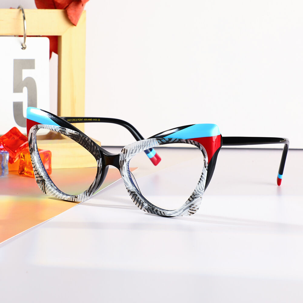 Jessic Cat Eye Grey Glasses