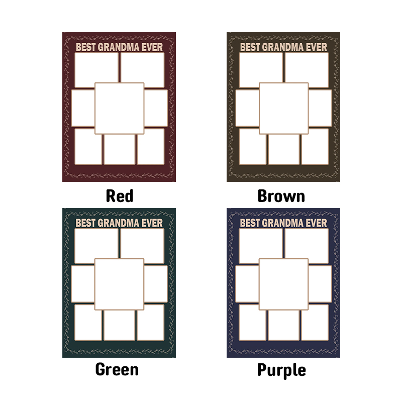 Personalisierte Fotodecke Schlichtes Geschenk für Oma