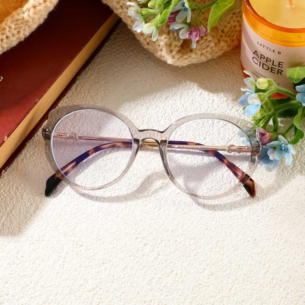 Sapir Cat Eye Graue Brille