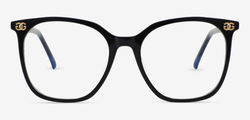 Aberdeen Black Square Glasses