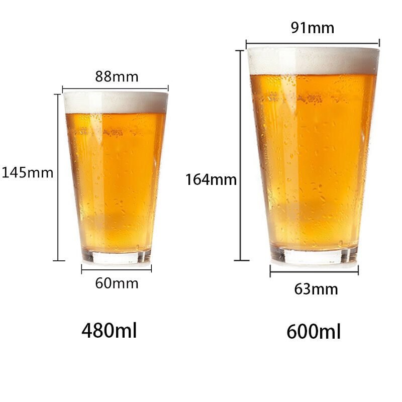 Personalized Beer Glass With Custom Pet Photos For Father's Day