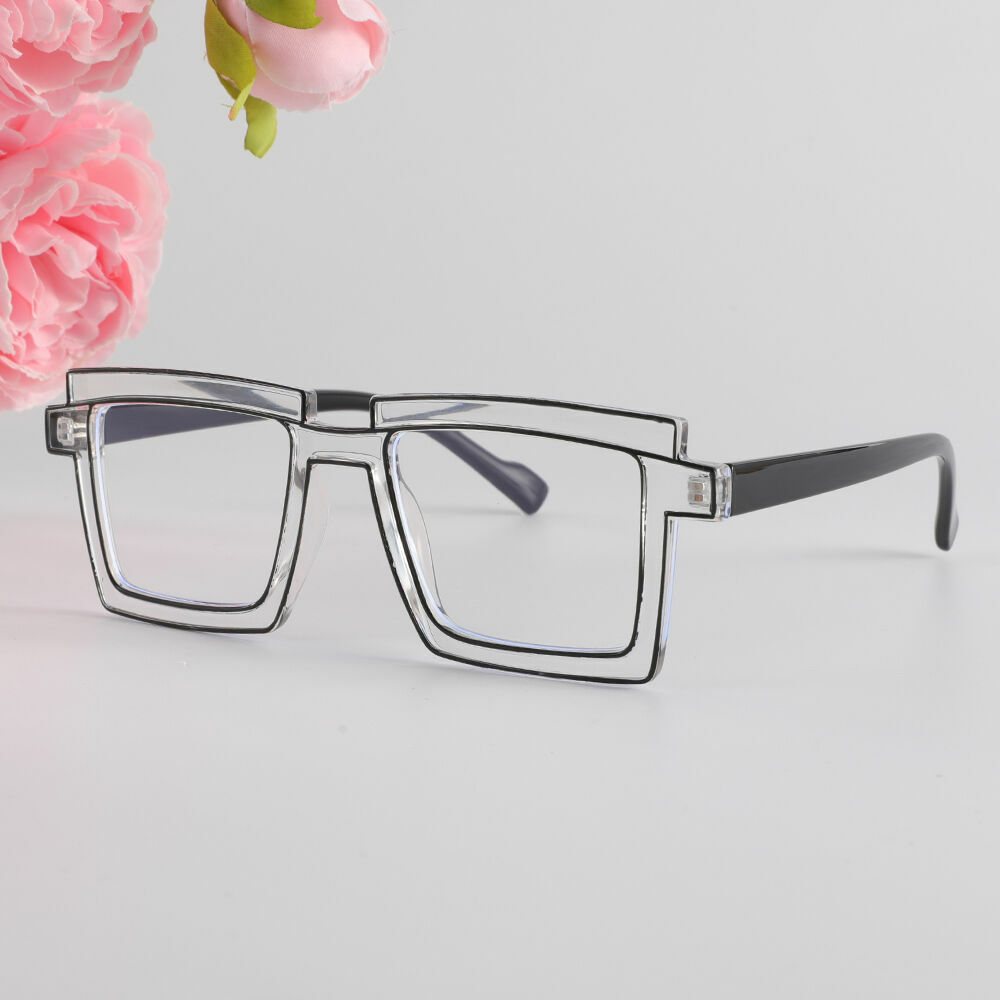 Flossie Quadratische Klare Brille