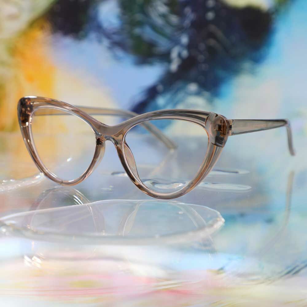 Occhiali da Vista Pearl Cat Eye Marrone