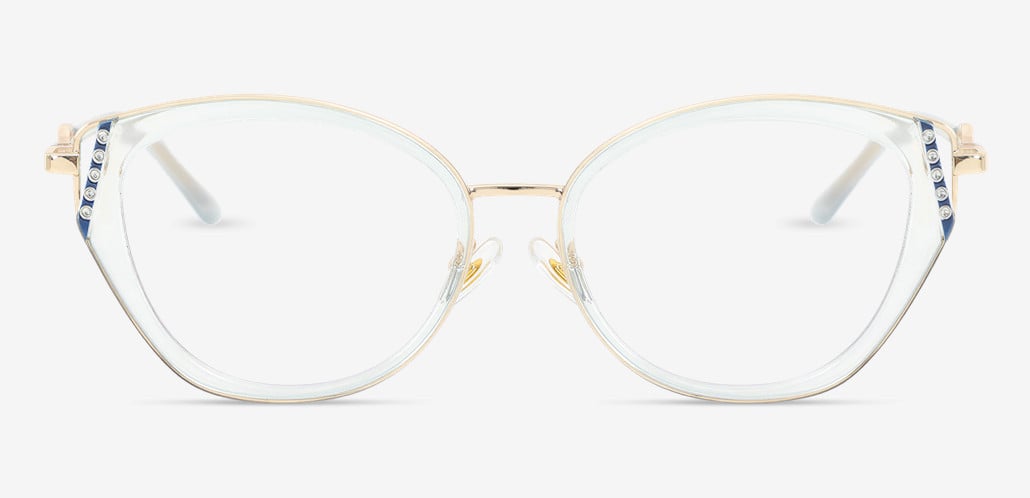 Beth Grüne Cat Eye Brille