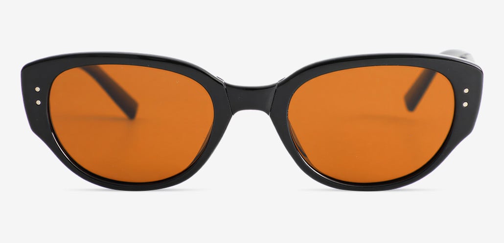 Lorraine Lunettes de soleil Cat Eye Noires