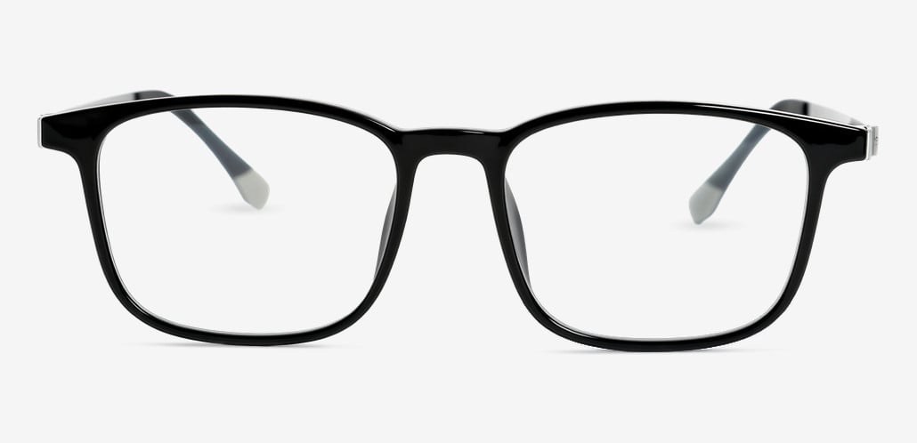 Sophie Black Rectangle Glasses