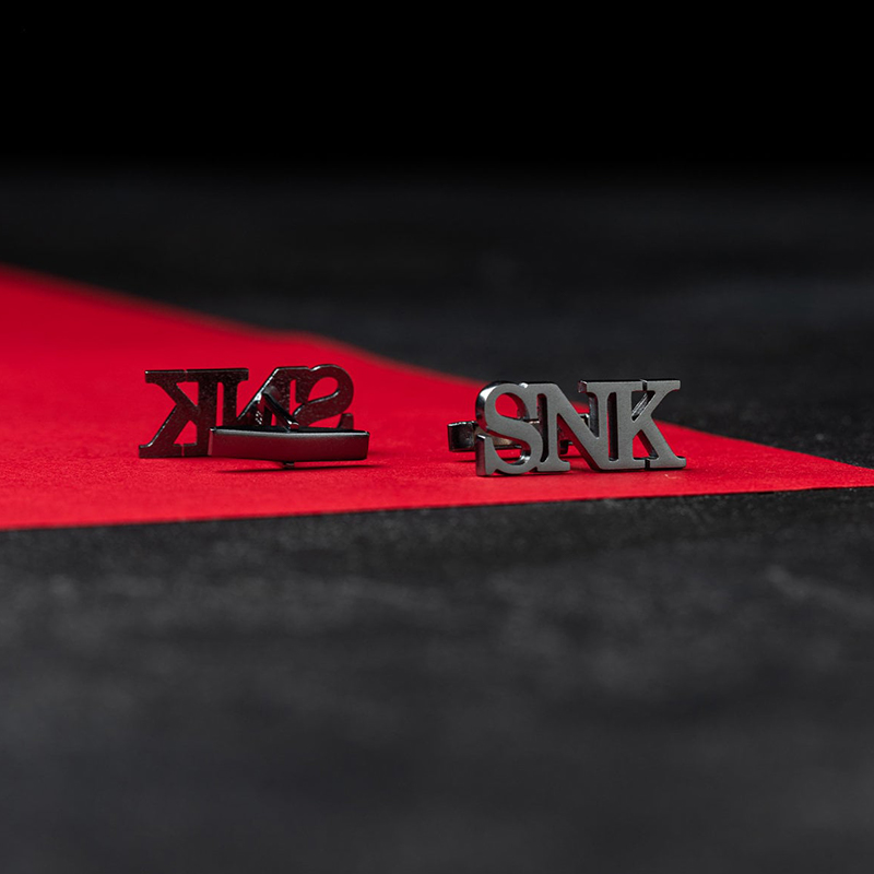 Personalized Custom Cufflink Initial Three Letters Simple Design Elegant Gift for Him Husband