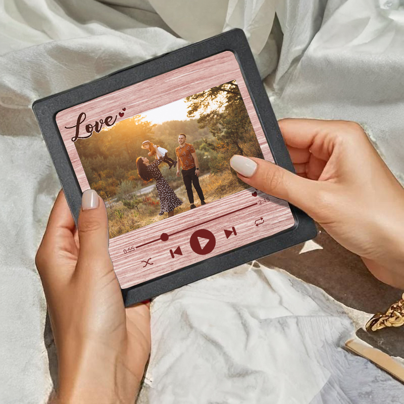 Personalisiertes Musik-Kühlschrankmagnet Mit Individuellem Bild Wunderbares Geschenk für die Familie