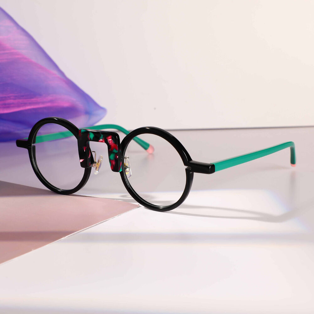 Occhiali da Vista  Childe Rotondo Nero Chiaro