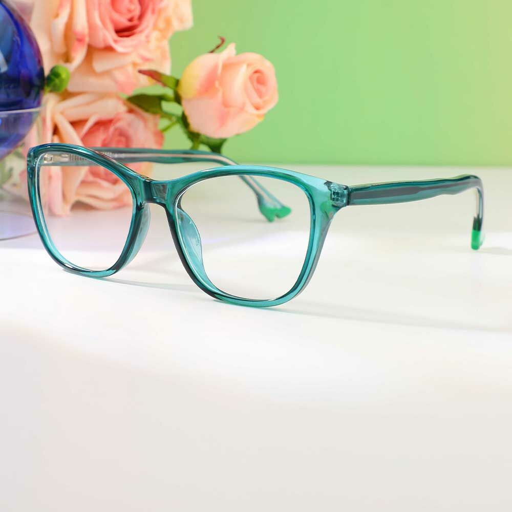 Occhiali da Vista Evelyn Cat Eye Verde