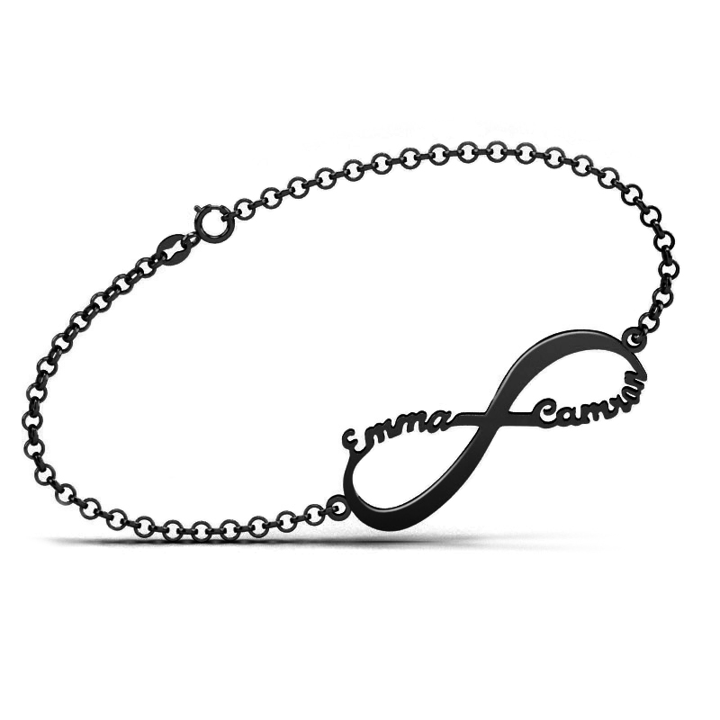 インフィニティ 刻印 ネックレス シンプル オーダーメイド
