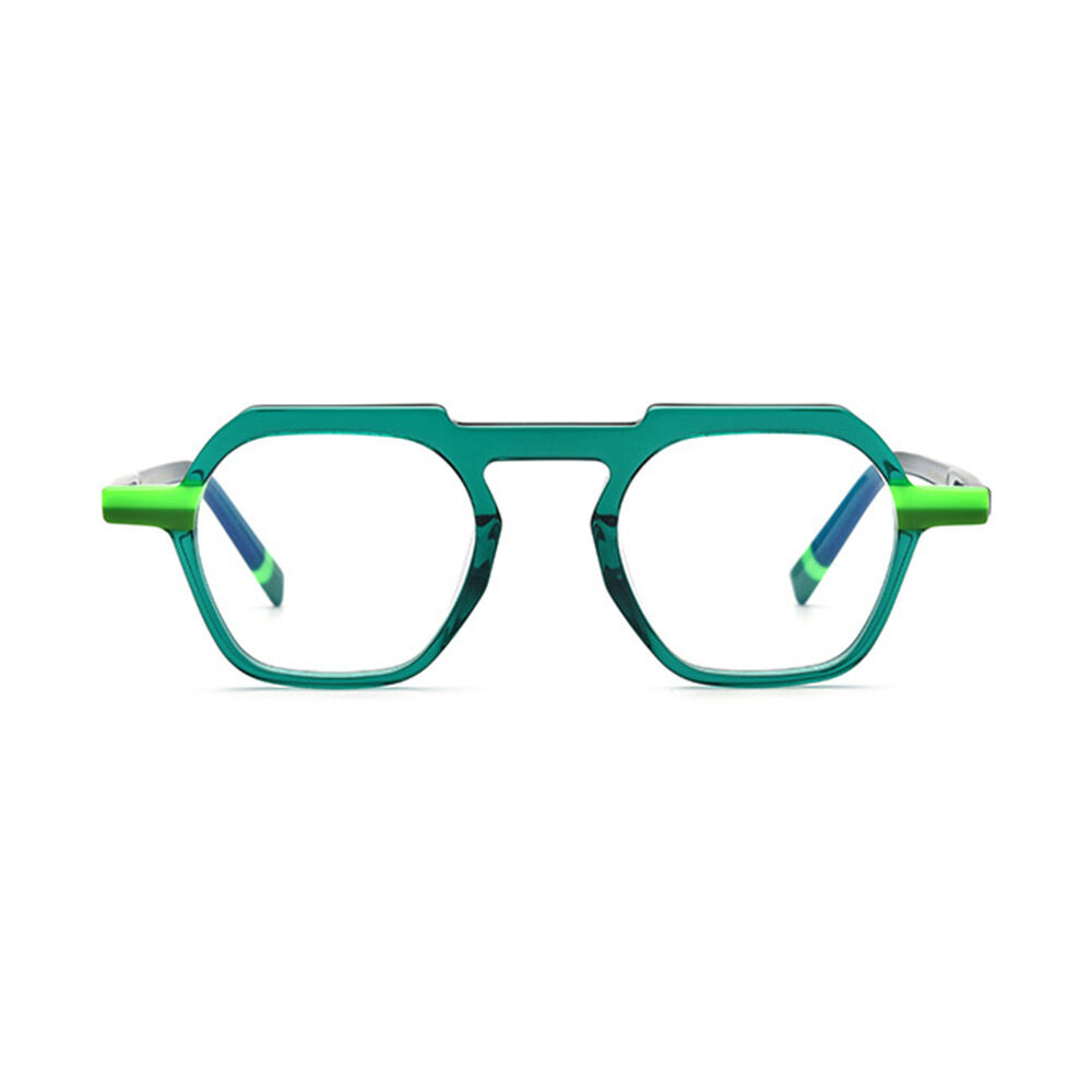 Lunettes de Vue Conidi Géométrique Vert