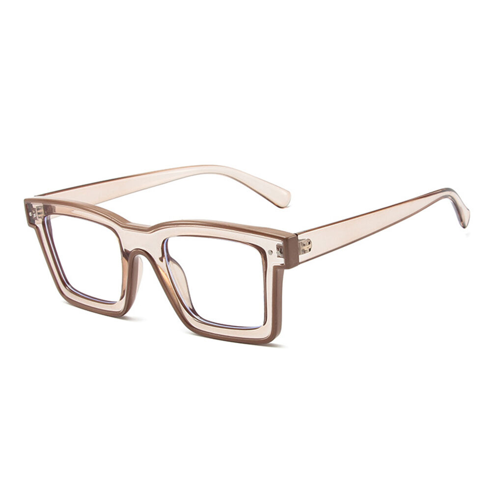 Bronte Quadratische Braune Brille