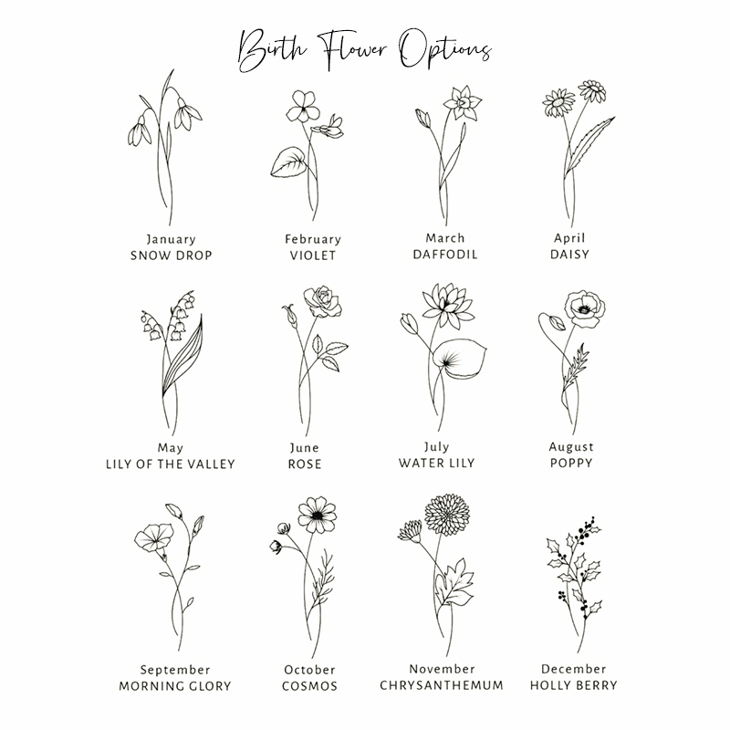 Personalized T-shirt Mom's Garden Beautiful Birth Flower Design with Custom Names Gift for Mother's Day