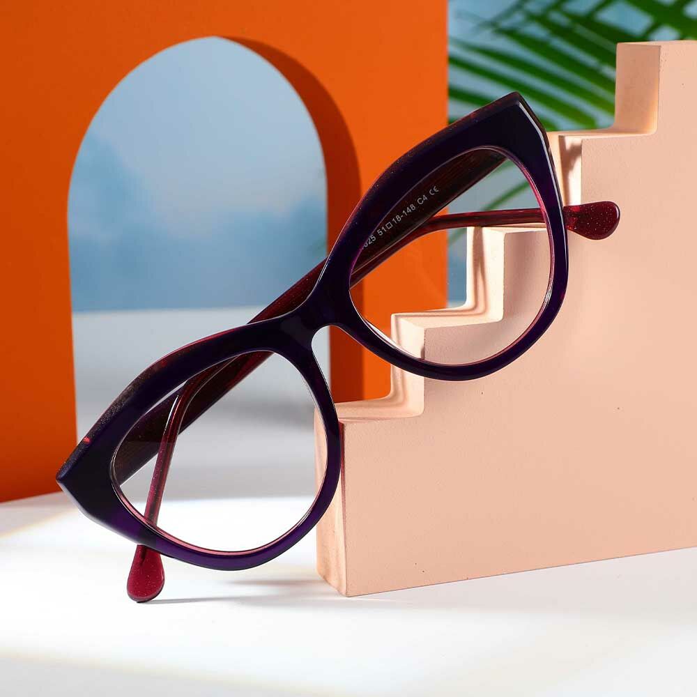 Lunettes de Vue Deirdre Cat Eye Viola